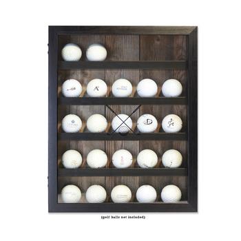 商品Golf Ball Shadow Box Display Case - Holds 25 Logo Balls, 11" x 14"图片