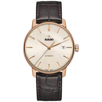 Rado | Men's Swiss Automatic Coupole Classic Dark Brown Leather Strap Watch 38mm R22861115商品图片,额外7.5折, 额外七五折