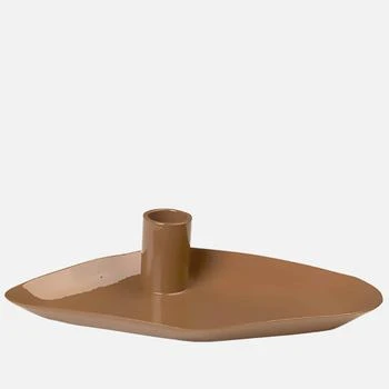 Broste Copenhagen | Broste Copenhagen Mie Mini Iron Candle Plate - Caramel Brown,商家The Hut,价格¥59
