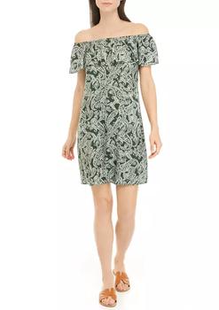 Sandra Darren, Sandra Darren | Women's Off the Shoulder Paisley Print Dress商品图片 4折×额外8.5折, 额外八五折
