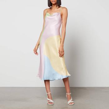 推荐Olivia Rubin Women's Aubrey Midi Dress - Colourblock商品