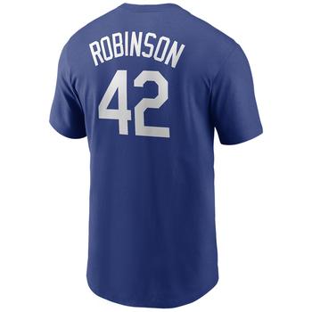 NIKE | Brooklyn Dodgers Men's Coop Jackie Robinson Name and Number Player T-Shirt商品图片,独家减免邮费