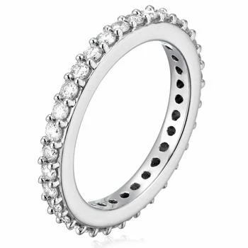 Vir Jewels | 1 Cttw Diamond Eternity Ring For Women, Wedding Band In 14K White Gold Prong Set,商家Verishop,价格¥7101