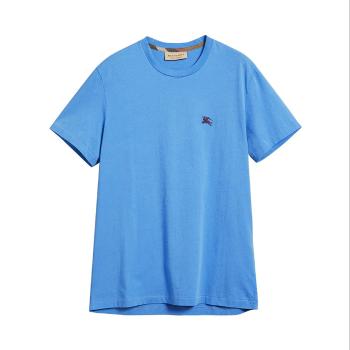 推荐BURBERRY 紫马标浅蓝色男士T恤 4061822商品