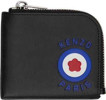 推荐Black Kenzo Paris Zip Wallet商品