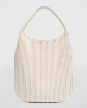 推荐Noah Small Tote Bag in Striped Leather商品