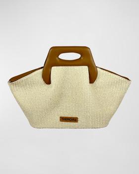 商品THEMOIRe | Dhea Eco-Fabric Straw Top-Handle Bag,商家Neiman Marcus,价格¥4388图片