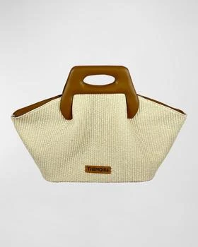 THEMOIRe | Dhea Eco-Fabric Straw Top-Handle Bag,商家Neiman Marcus,价格¥4256