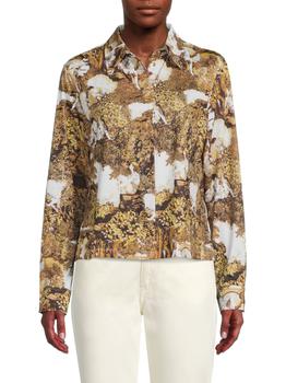 kenzo是什么牌子, Kenzo | Print Point Collar Shirt商品图片 4.4折