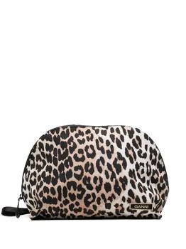 Ganni | Recycled Tech Vanity Bag In Leopard 6.2折