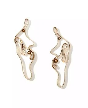 Nectar Nectar New York | Sharp Silhouette Gold Dangle Earrings,商家Macy's,价格¥1281