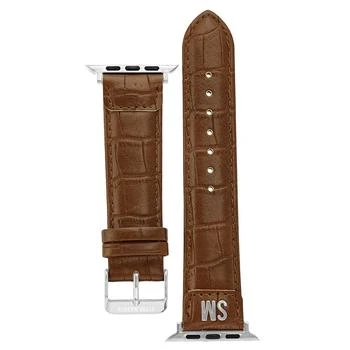 Steve Madden | Women's Honey Brown Crocograin Faux Leather Band Compatible with 42, 44, 45, Ultra, Ultra 2 Apple Watch,商家Macy's,价格¥222