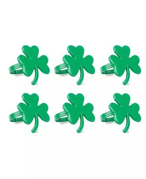 Design Imports | Shamrock Napkin Ring, Set of 6,商家Macy's,价格¥225
