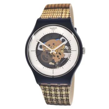 Swatch | Swatch Men's Watch - Watch My Fabric Swiss Quartz Blue Case Rubber Strap | SUON129 9.2折×额外9折x额外9折, 额外九折