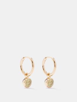 商品Theodora Warre | Topaz, sapphire & gold-plated silver earrings,商家MATCHES,价格¥1481图片