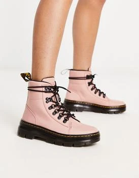 推荐Dr Martens Combs nylon boots in peach商品