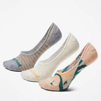 Timberland | 3-Pack Tropics No-show Socks for Women in Pink商品图片,5.9折