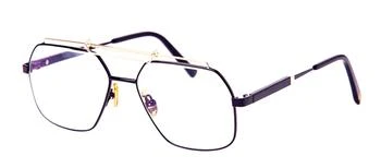 推荐FUBU Frames Sullivan Black/Gold Geometric Blue Light Eyeglasses商品