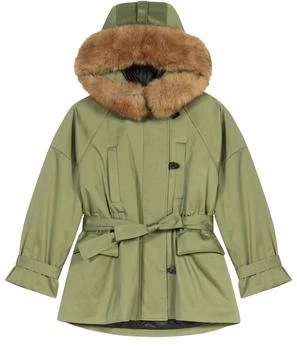 Maje | Short hooded parka 