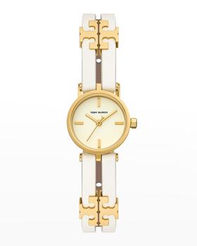 Tory Burch | The Kira Watch with Ivory Leather Strap商品图片,