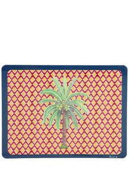 LISA CORTI | Hima Palm Lacquered Cork Placemat,商家LUISAVIAROMA,价格¥358