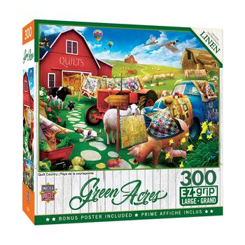 商品300 Piece EZ Grip Jigsaw Puzzle - Quilt Country - 18"x24"图片
