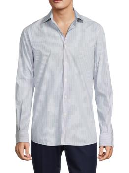 zegna 衬衫精选, Zegna | ​Tailored Fit Striped Dress Shirt商品图片 3.9折