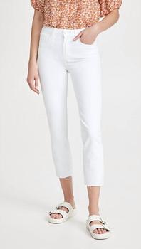 推荐Cindy Crop Jeans in White商品