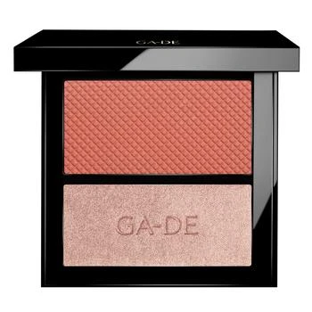 GA-DE | Velveteen Blush and Shimmer Duet - 48 Peach and Glow by  for Women - 0.26 oz Blush,商家Premium Outlets,价格¥242
