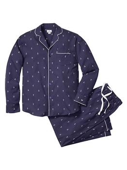 商品Petite Plume | Portsmouth Anchors Pajama Set,商家Saks Fifth Avenue,价格¥681图片