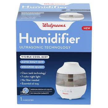 商品Walgreens | Medium Room Ultrasonics Humidifier .5 Gallon,商家Walgreens,价格¥229图片