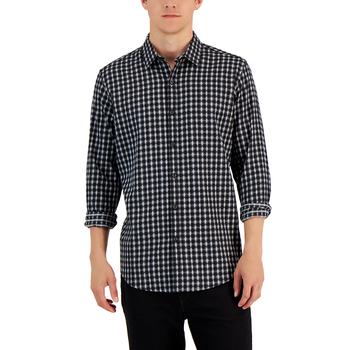 Alfani | Men's Check-Print Shirt, Created for Macy's商品图片,7.9折×额外7折, 额外七折