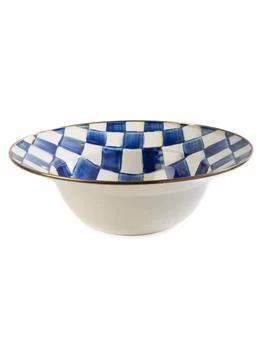 MacKenzie-Childs | Royal Check Enamel Serving Bowl,商家Saks Fifth Avenue,价格¥667