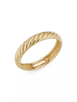 Oradina | 14K Yellow Gold With A Twist Ring,商家Saks Fifth Avenue,价格¥2621