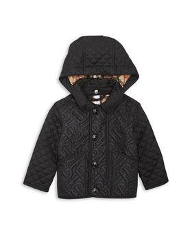 商品Unisex Detachable Hood Monogram Quilted Jacket - Baby图片