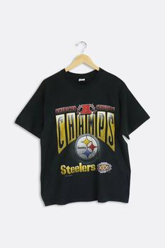 商品Vintage 1996 NFL American Conference Super Bowl Pittsburgh Steelers T Shirt图片