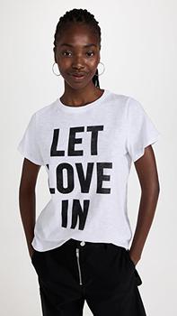 Cinq à Sept | 水钻 Let Love In T 恤商品图片,