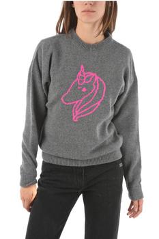 ireneisgood, IRENEISGOOD | Ireneisgood Women's Grey Other Materials Sweater商品图片 