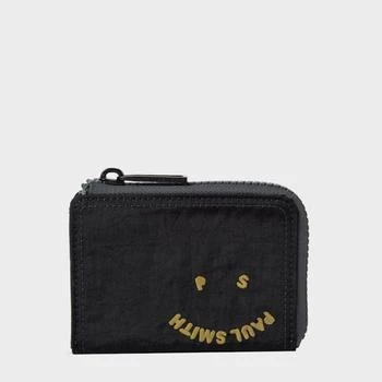 推荐PS Paul Smith Logo-Embroidered Nylon Wallet商品