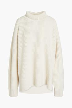 ROSETTA GETTY, ROSETTA GETTY | Ribbed cashmere turtleneck sweater商品图片 3.7折