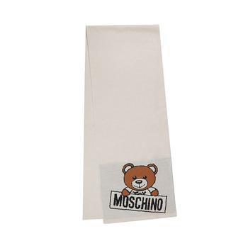 春装莫斯奇诺围巾, Moschino | 香港直邮moschino莫斯奇诺字母泰迪熊围巾215081402潮流保暖舒适商品图片 额外8.2折, 额外八二折