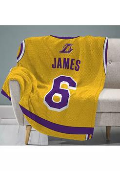 lakers评价, Sleep Squad | Sleep Squad Los Angeles Lakers LeBron James 60 Inches x 80 Inches Raschel Plush Jersey Blanket商品图片 