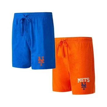 Concepts Sport | Men's Royal, Orange New York Mets Two-Pack Meter Sleep Shorts,商家Macy's,价格¥502