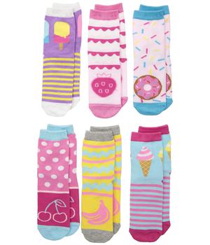 商品Jefferies Socks | Sweet Treats Crew 6-Pack (Toddler/Little Kid/Big Kid),商家Zappos,价格¥156图片