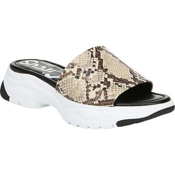 SAM&LAVI, Sam Edelman | Circus by Sam Edelman Womens Arial Faux Leather Slip On Slide Sandals商品图片 5.9折