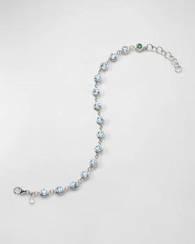 Monica Rich Kosann | Sterling Silver Aquamarine Tennis Bracelet,商家Neiman Marcus,价格¥12966