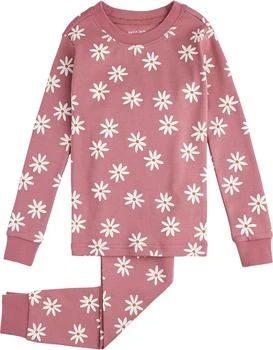 Petit Lem | Kids' Daisy Print Glow in the Dark Fitted Two-Piece Pajamas,商家Nordstrom,价格¥310