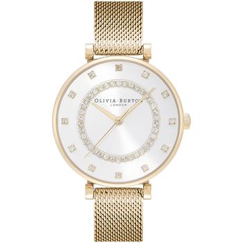 Olivia Burton | Women's T-Bar Gold-Tone Stainless Steel Mesh Bracelet Watch 32mm商品图片,7折