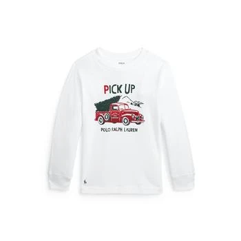 Ralph Lauren | Toddler and Little Boys Long-Sleeve Graphic T-shirt,商家Macy's,价格¥136