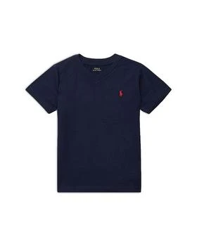 推荐Boys' Cotton Embroidered Pony V Neck Tee - Little Kid商品